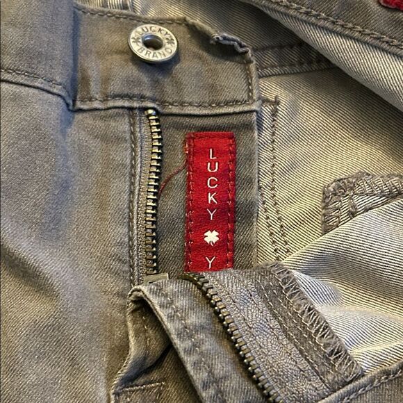 Lucky Brand Women's Charlie Super Skinny Gray Jeans with Zippers. Sz 10 EUC - Picture 10 of 12